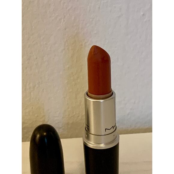 MAC Satin Lipstick MOCHA # 813 Full Size *SEE PHOTOS* Nude Brown Discontinued - Picture 6 of 8